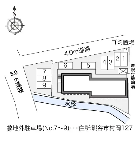 熊谷市村岡 月極駐車場